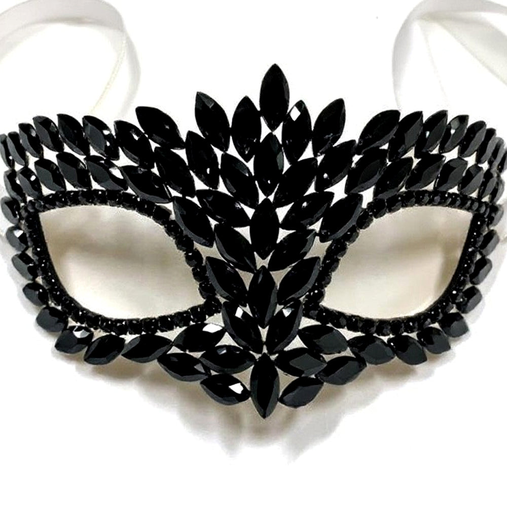 Bianca Radiant Rhinestone crystal Masquerade Mask