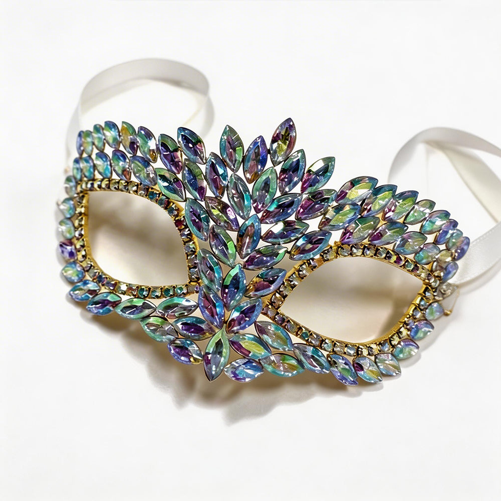 Bianca Radiant Rhinestone crystal Masquerade Mask
