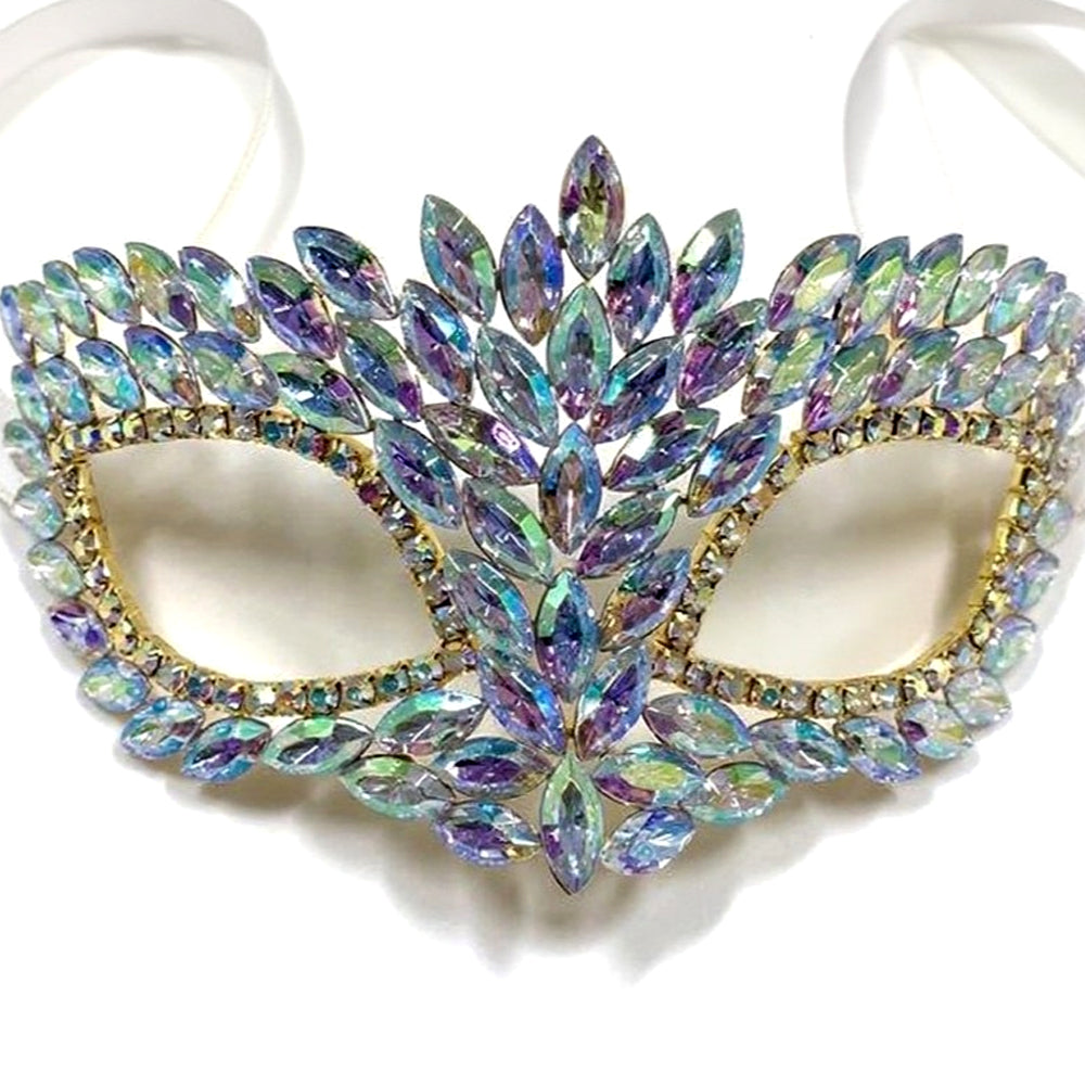 Bianca Radiant Rhinestone crystal Masquerade Mask