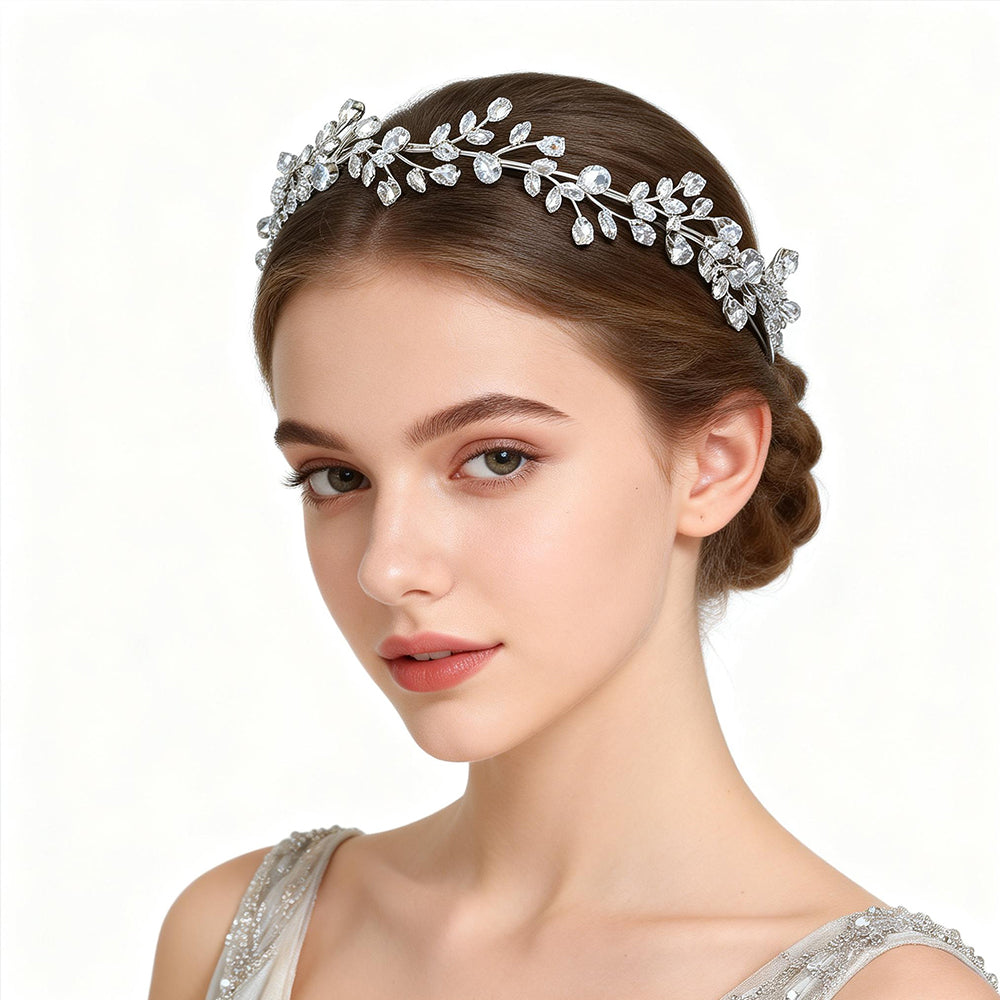 Bianca Crystal Vine Headpiece