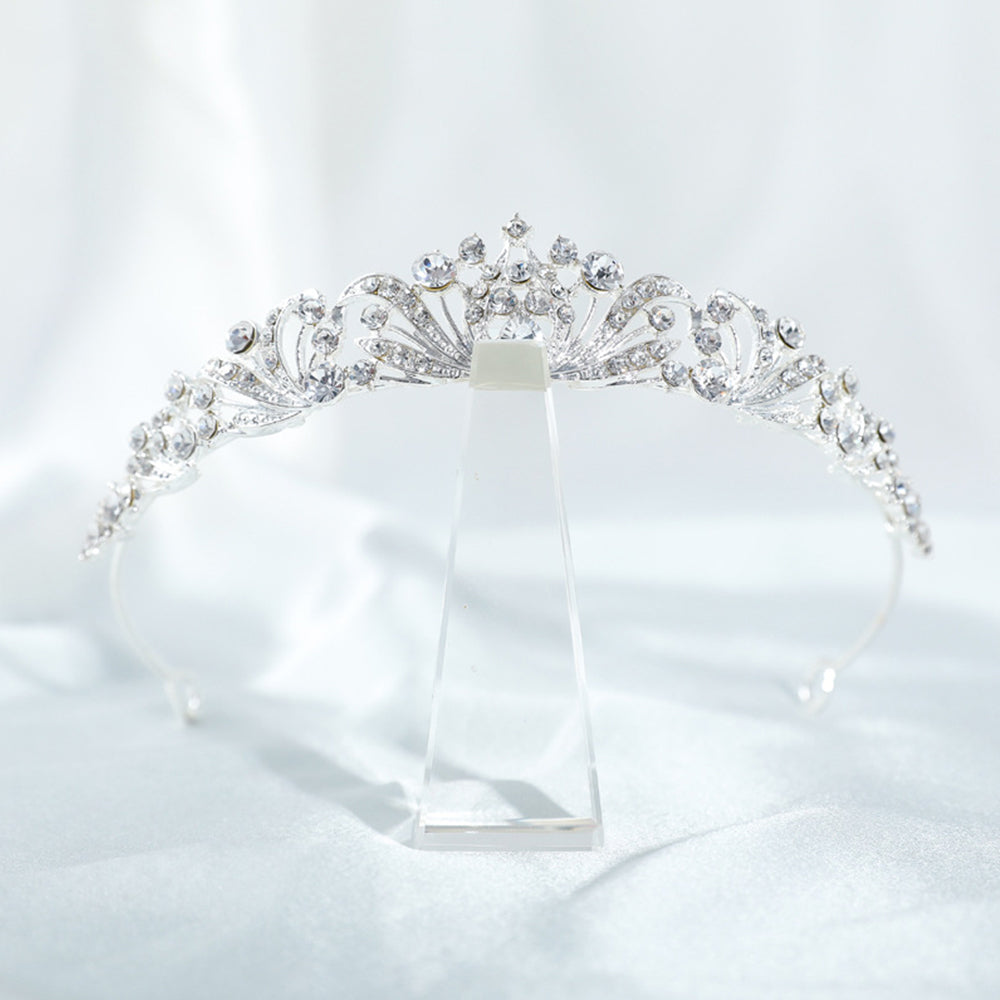 Bianca Gold Rhinestone Crown