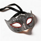 Bianca Wave Edge Crystal Masquerade Mask