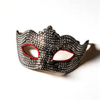 Bianca Wave Edge Crystal Masquerade Mask