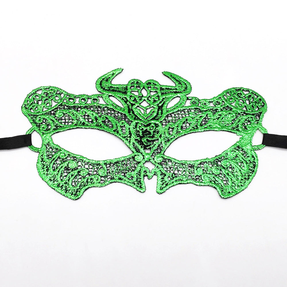 Europa Taurus Zodiac Lace Masquerade Mask