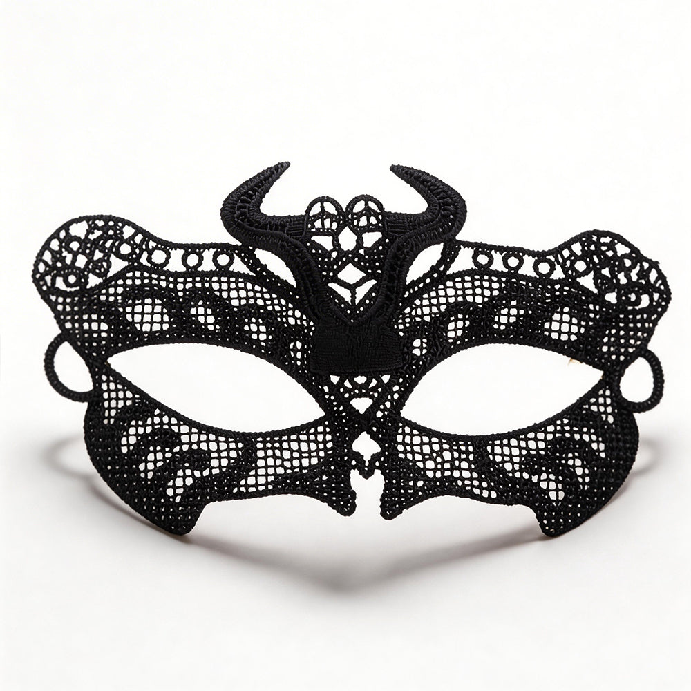 Europa Taurus Zodiac Lace Masquerade Mask