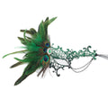 Giulia Ceremonial Feather Lace Masquerade Mask