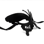 Héloïse Black Butterfly Wing Venetian Masquerade Mask