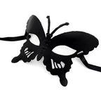 Héloïse Black Butterfly Wing Venetian Masquerade Mask