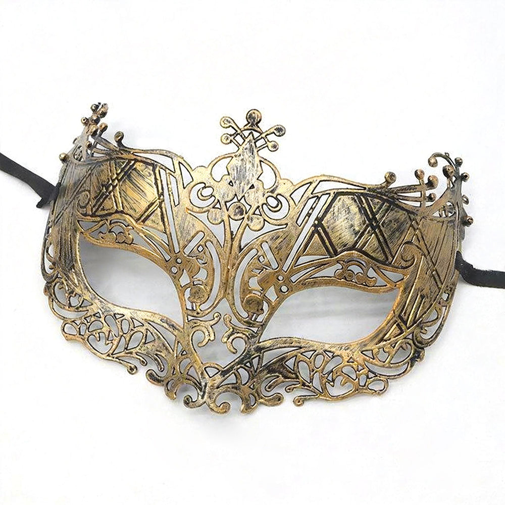 Regina Gold Filigree Venetian Masquerade Mask