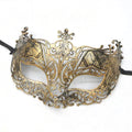 Regina Gold Filigree Venetian Masquerade Mask