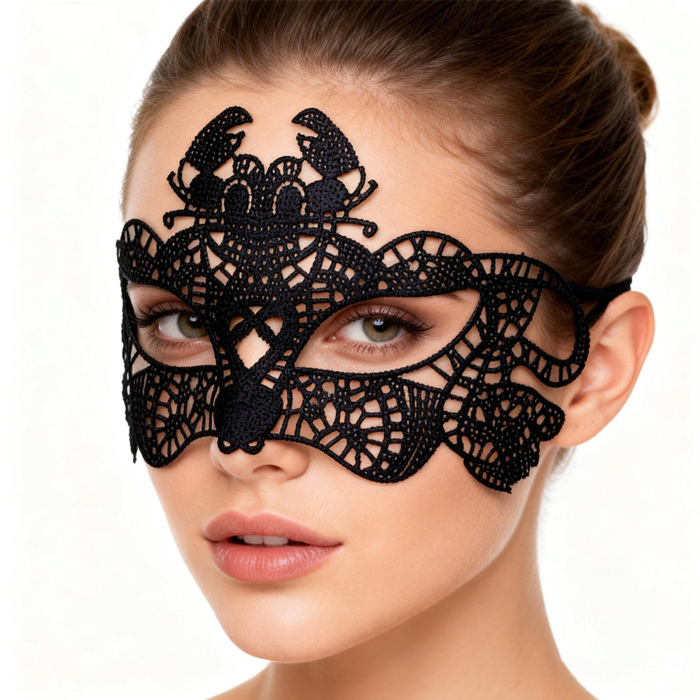 Hera Cancer Zodiac Lace Masquerade Mask