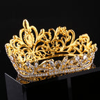Kelly Pink Princess Crown Headpiece with Ornate Alloy Design