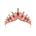 Kelly Pink Queen Crown Headpiece with Diamond Accents