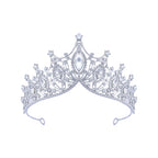 Kelly Pink Queen Crown Headpiece with Diamond Accents