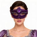 KELLY PINK Ornate Jewel Venetian Masquerade Mask – Regal Baroque Style