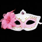 Héloïse  Floral Lace Venetian Masquerade Mask – Romantic Elegance Style