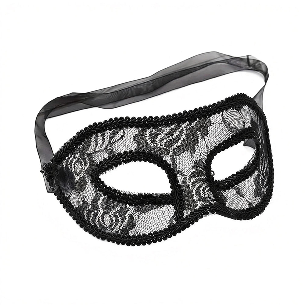 Marie Lace  Classic Lace Eye Mask Set – Elegant Masquerade Style