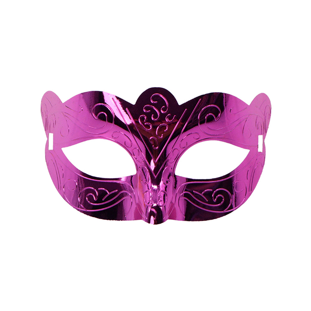 Regina Metallic Filigree Venetian Eye Mask – Modern Baroque Style