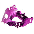 Regina Crowned Metallic Venetian Eye Mask – Regal Masquerade Style