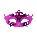 Regina Crowned Metallic Venetian Eye Mask – Regal Masquerade Style