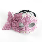 KELLY PINK Lace Butterfly Venetian Masquerade Mask – Romantic Handmade Style