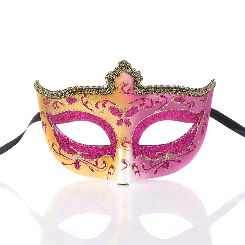 Héloïse Soft Gilded Venetian Eye Mask – Romantic Masquerade Style