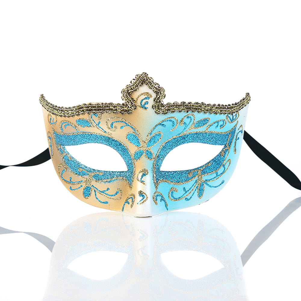 Héloïse Soft Gilded Venetian Eye Mask – Romantic Masquerade Style