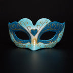 Héloïse  Heart Motif Venetian Masquerade Mask