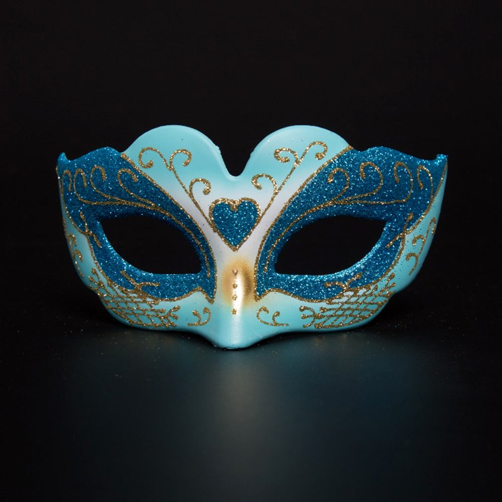 Héloïse  Heart Motif Venetian Masquerade Mask