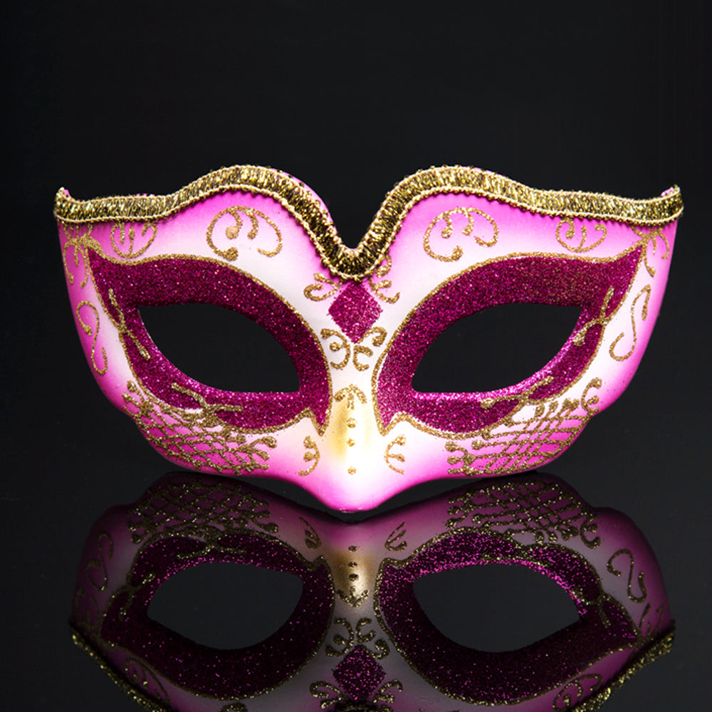 Héloïse Gilded Scroll Venetian Masquerade   Mask – Romantic Masquerade Style