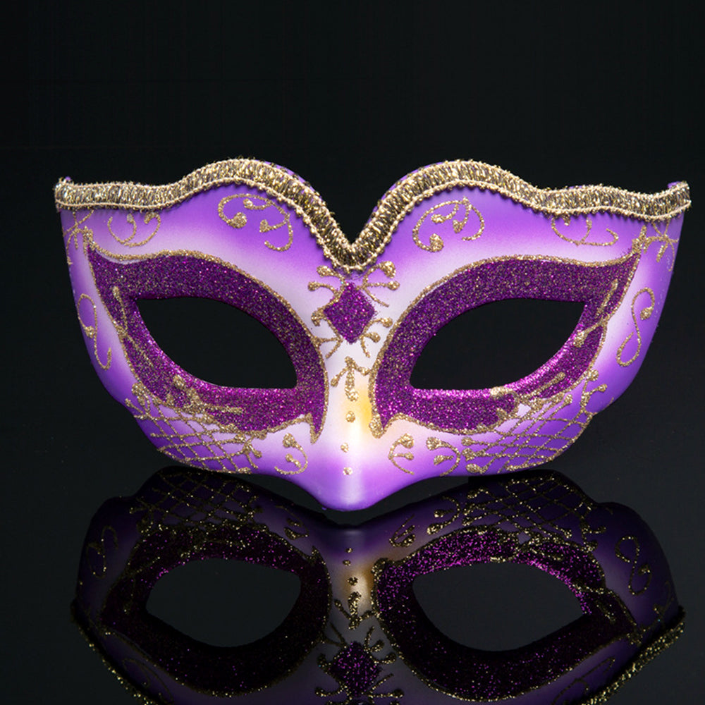 Héloïse Gilded Scroll Venetian Masquerade   Mask – Romantic Masquerade Style