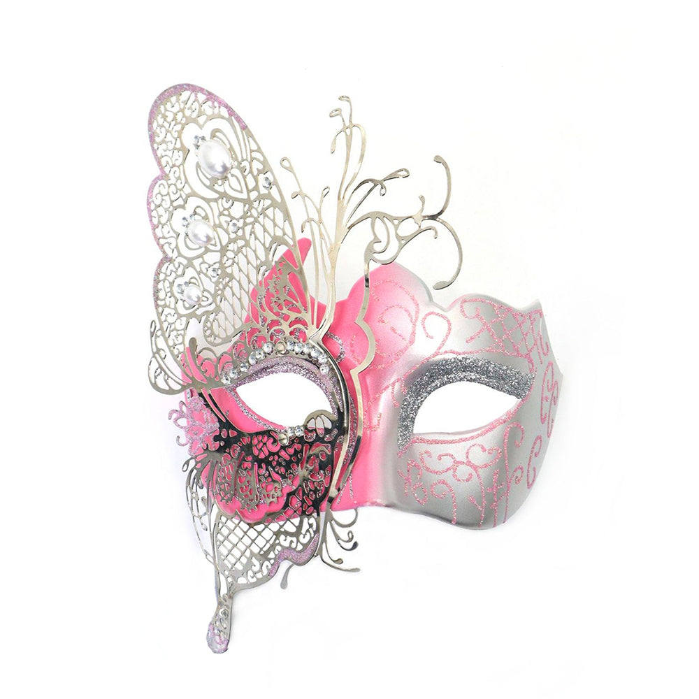 Héloïse  Half-Face Filigree Venetian Masquerade Mask