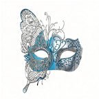 Héloïse  Half-Face Filigree Venetian Masquerade Mask