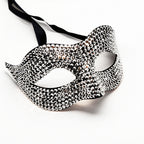 Bianca Crystal Rhinestone Venetian Masquerade Mask