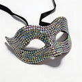Bianca Crystal Rhinestone Venetian Masquerade Mask