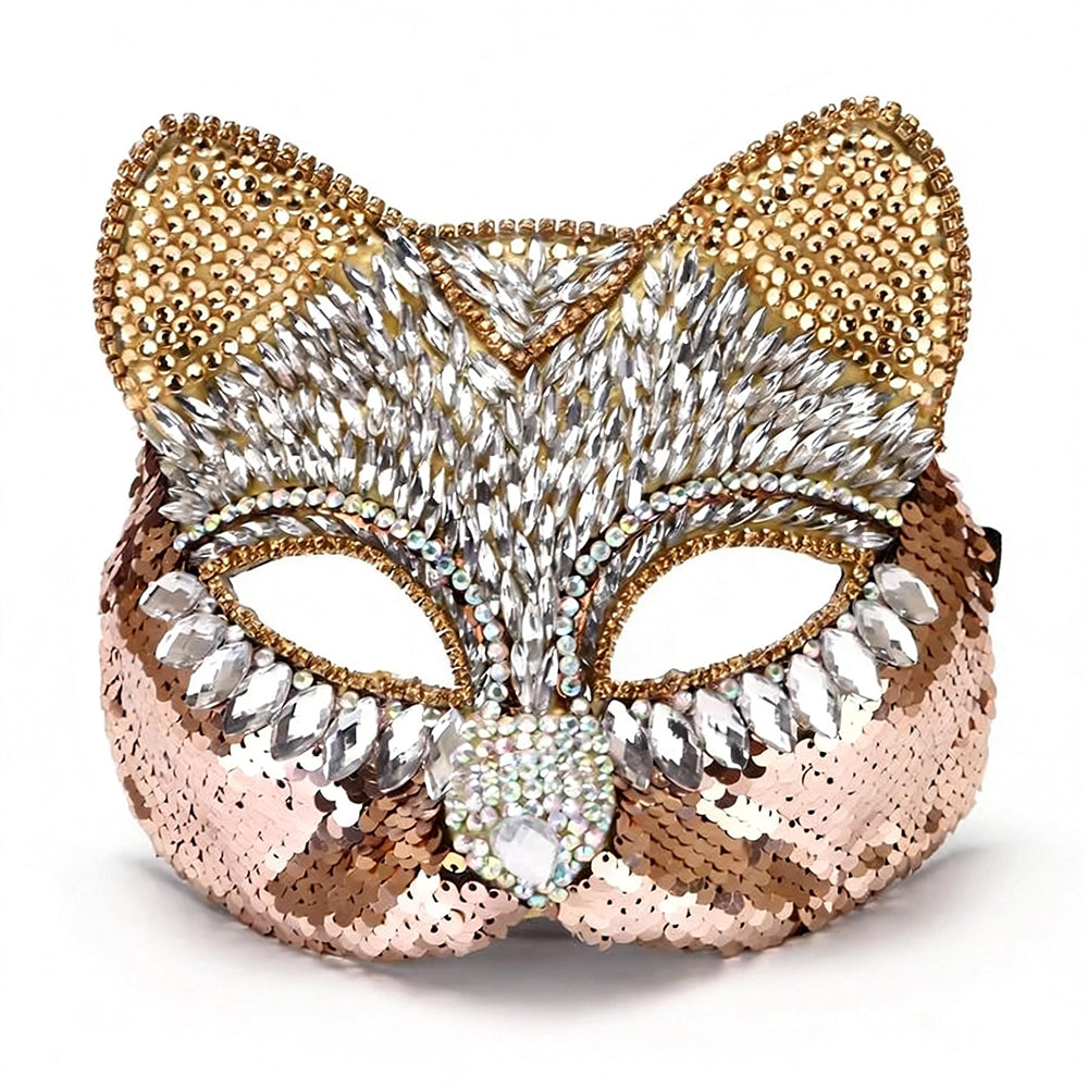 Bathory Sequin Masquerade Mask