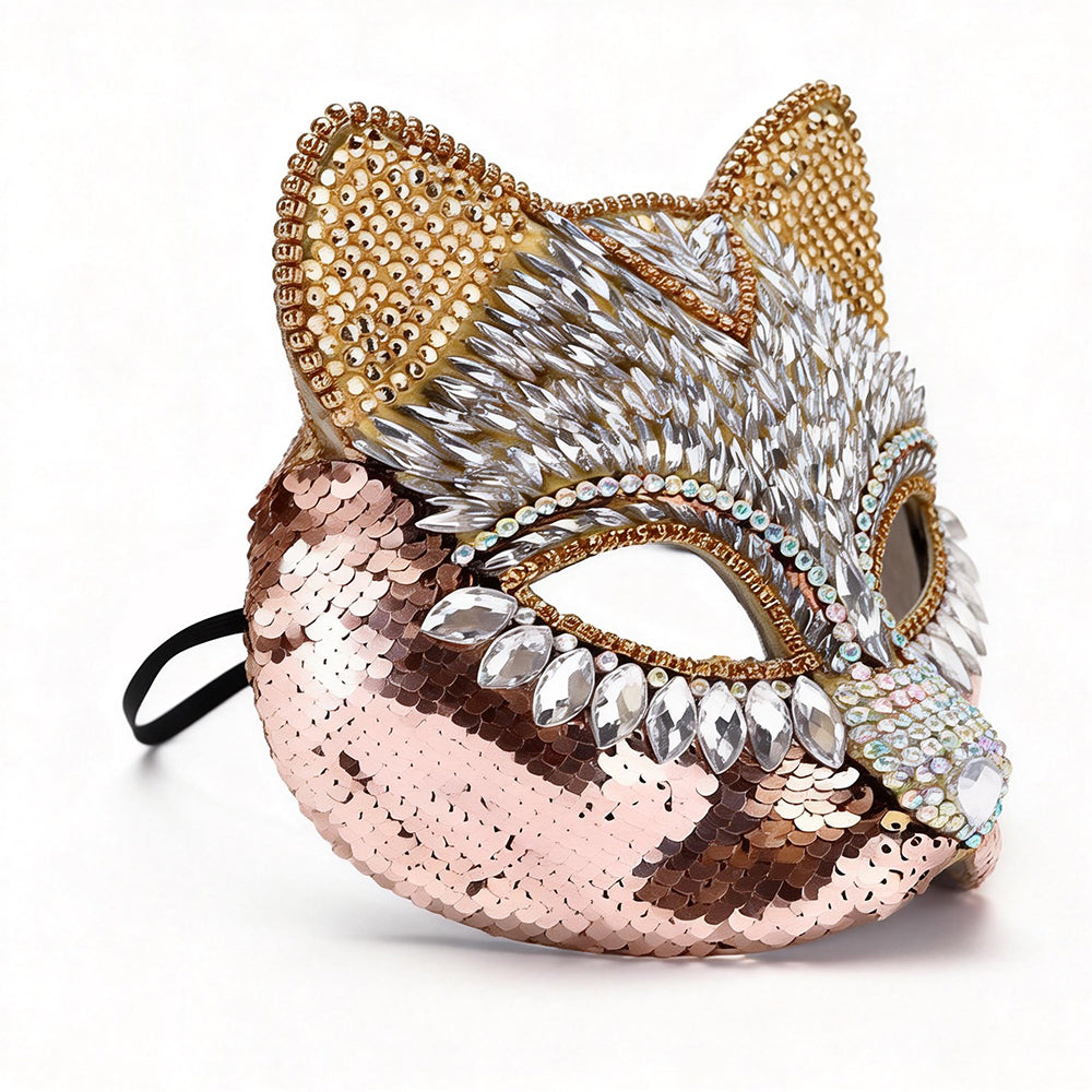 Bathory Sequin Masquerade Mask