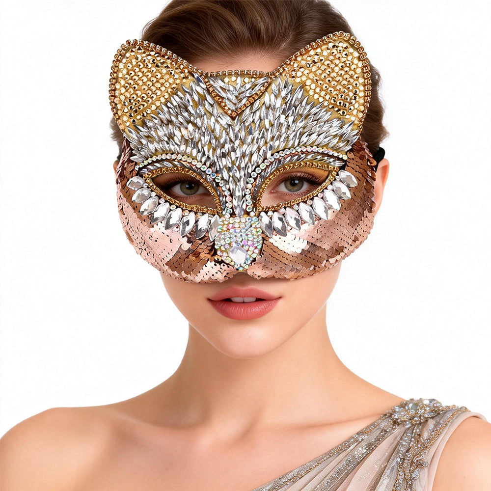Bathory Sequin Masquerade Mask