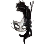 Giulia Fuchsia Mirage Feather Mask