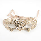 Bianca Lyselle Gold Filigree Masquerade Mask