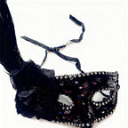 Giulia Velvet Rose After-Dark Masquerade Mask