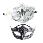 Leonardo Masquerade Couple Mask Set for Valentine’s Ball