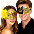 Leonardo Masquerade Couple Mask Set for Valentine’s Ball