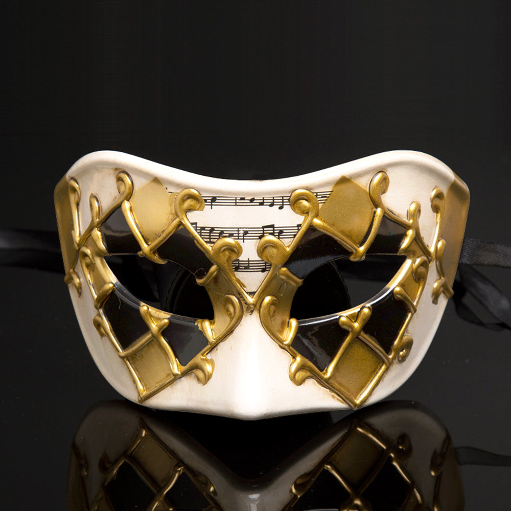 Leonardo Music-Trim High-Bridge Venetian Masquerade Mask