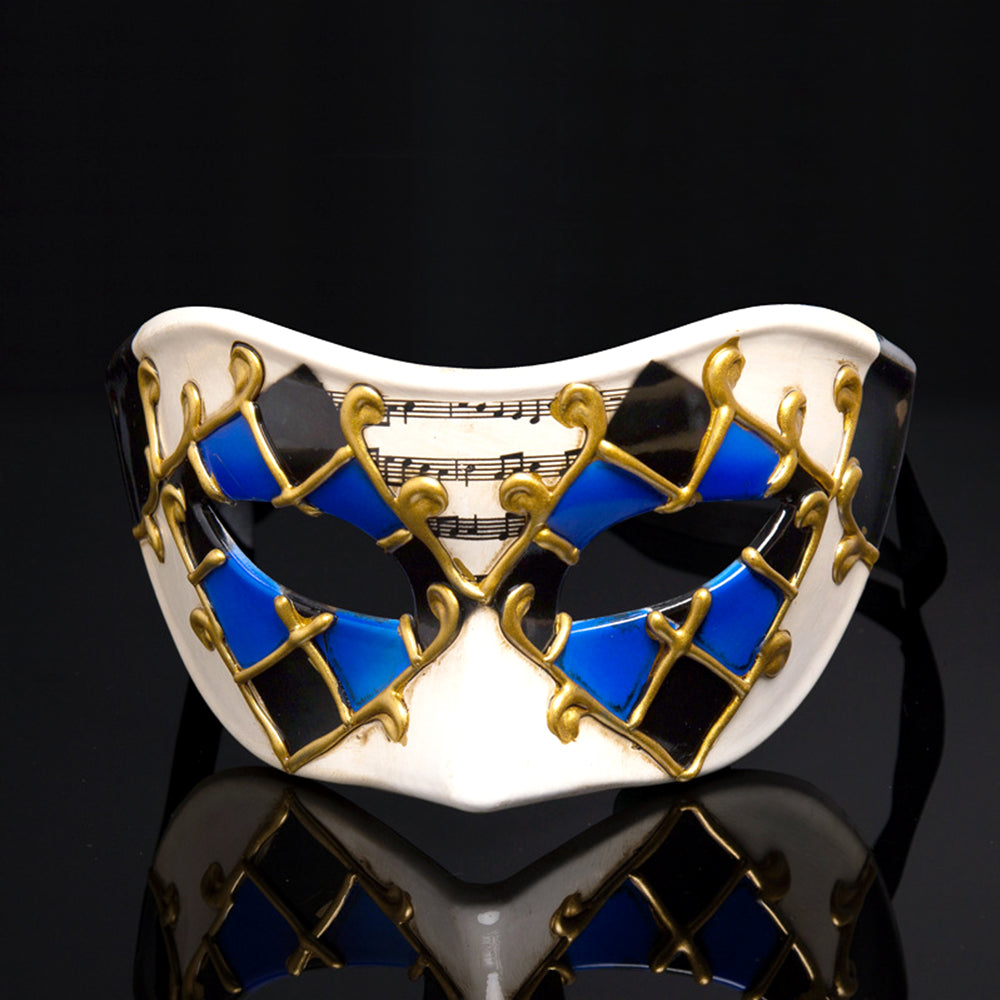 Leonardo Music-Trim High-Bridge Venetian Masquerade Mask