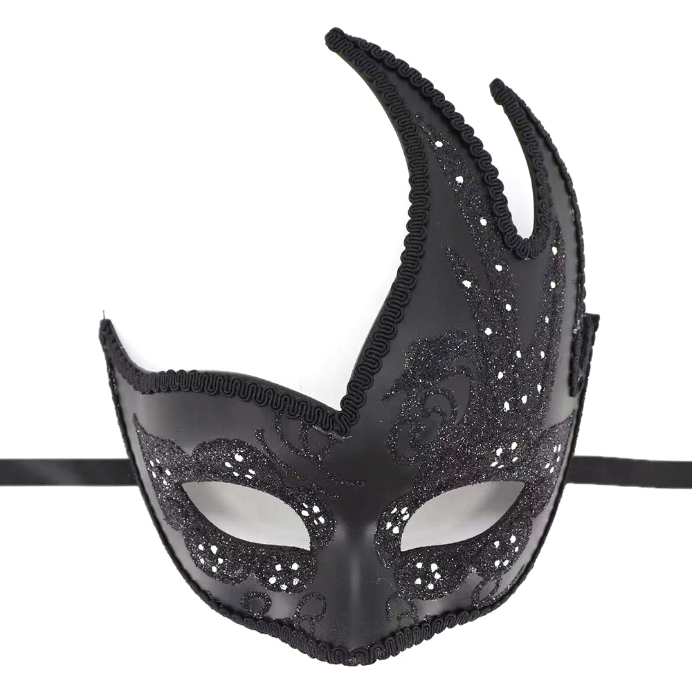 Leonardo Gold Flame Venetian Masquerade Mask