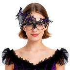 Marie Lace Nocturne Lace Butterfly glasses Mask