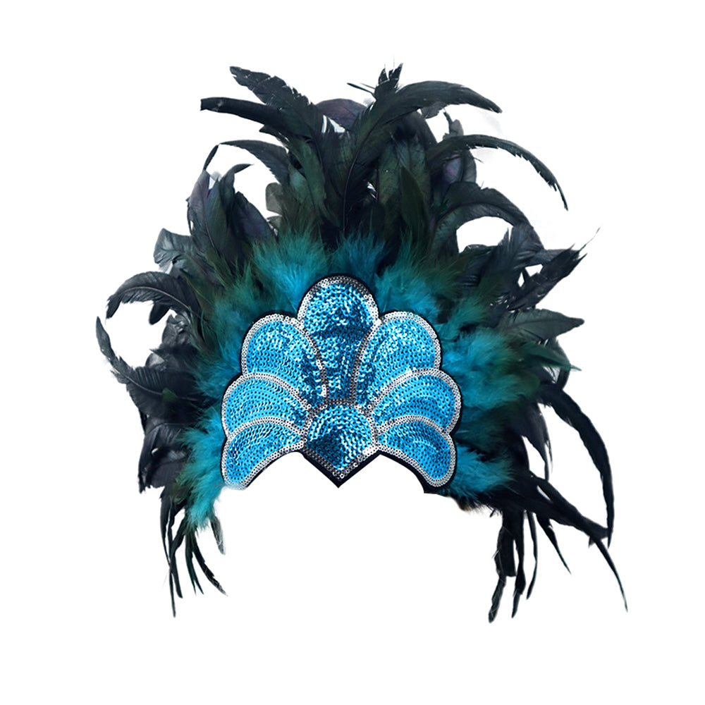 Giulia Tribal Warrior Feather Headpiece
