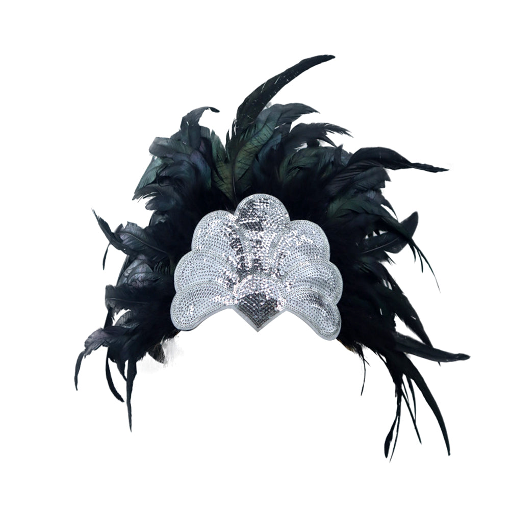 Giulia Tribal Warrior Feather Headpiece