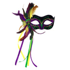Giulia Festival Glitter Feather Mask